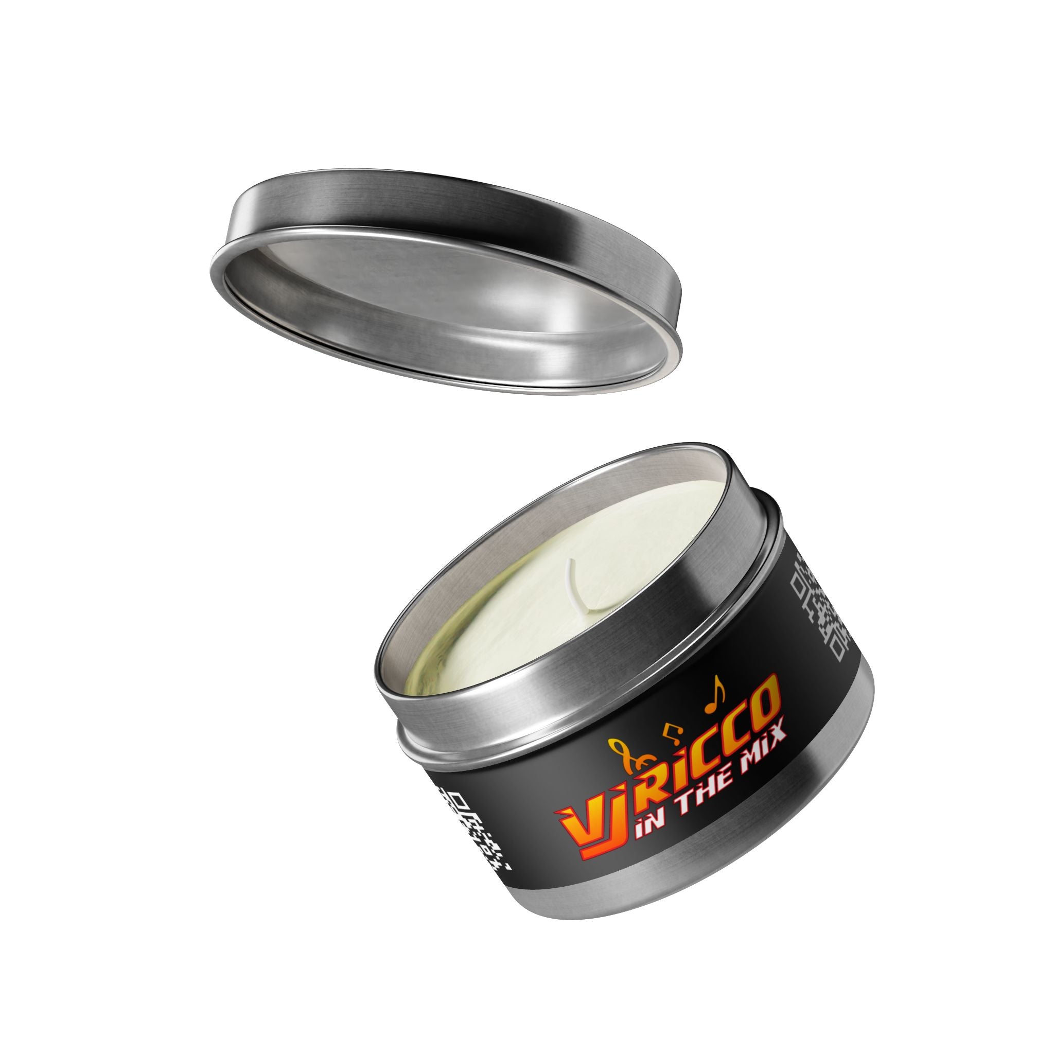 "VJ Ricco" -Themed Tin Candle - Perfect for Relaxation and Gifting